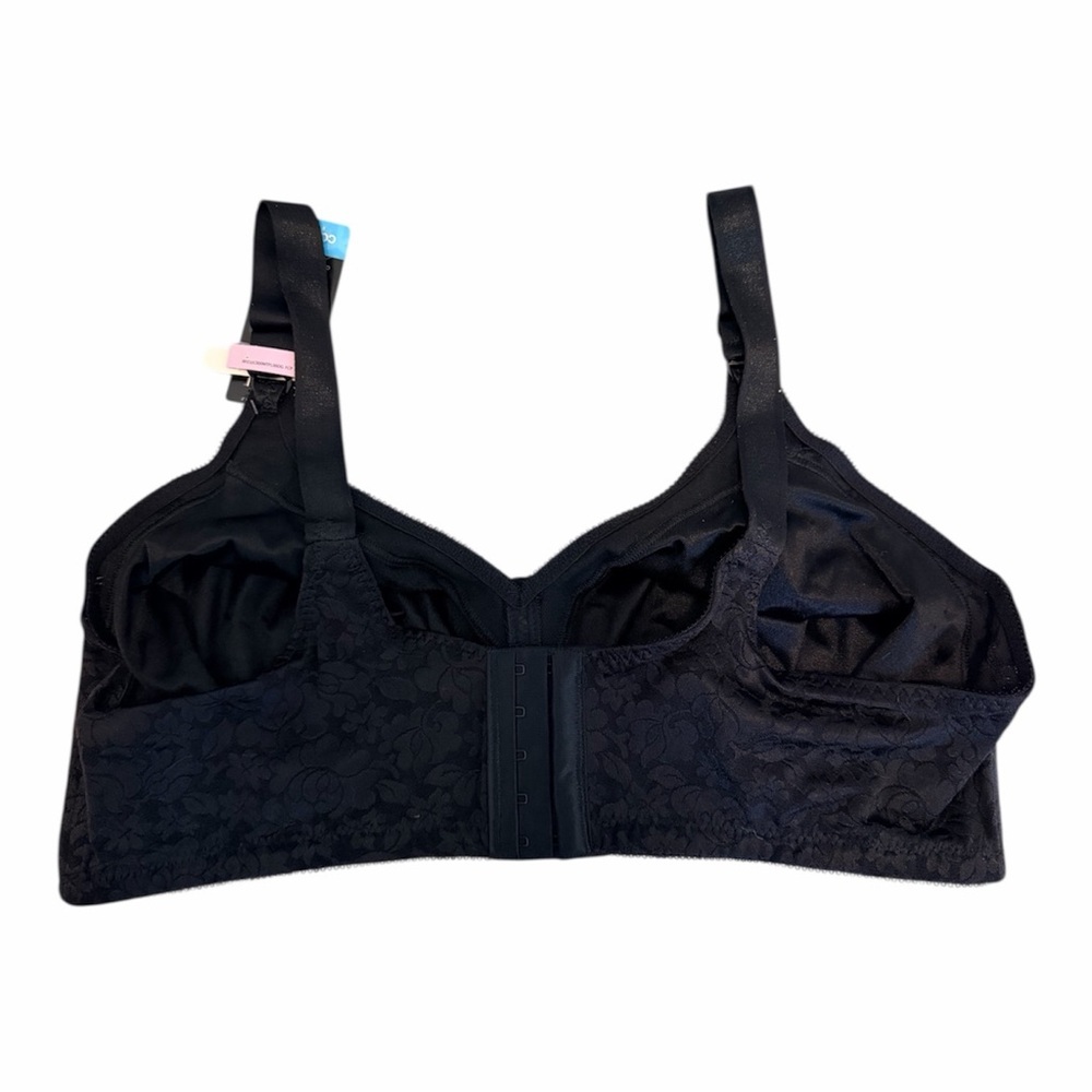 BALI Classic Support Cool Comfort Black Bra 44D NWT DF3372 - Picture 2 of 4